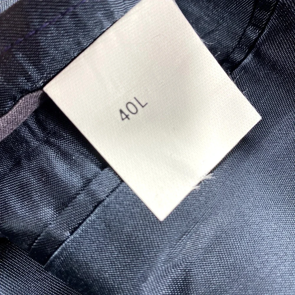 Oscar De La Renta Blazer Mens 40L‎ Blue Wool Two Button Front Sport CoatJacket